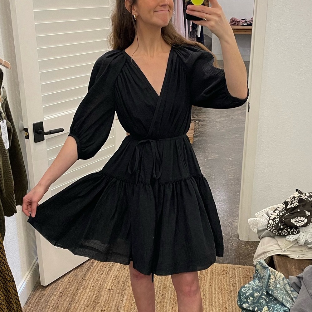 3.1 Phillip Lim | V-neck wrap dress in Midnight